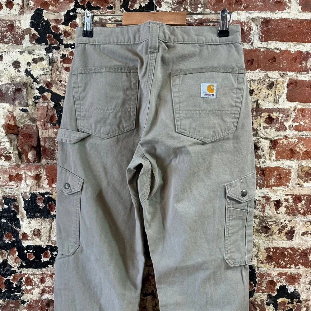 Carhartt B342 DES Cargo Pants Ripstop Workwear Men's Size 30x34 Desert